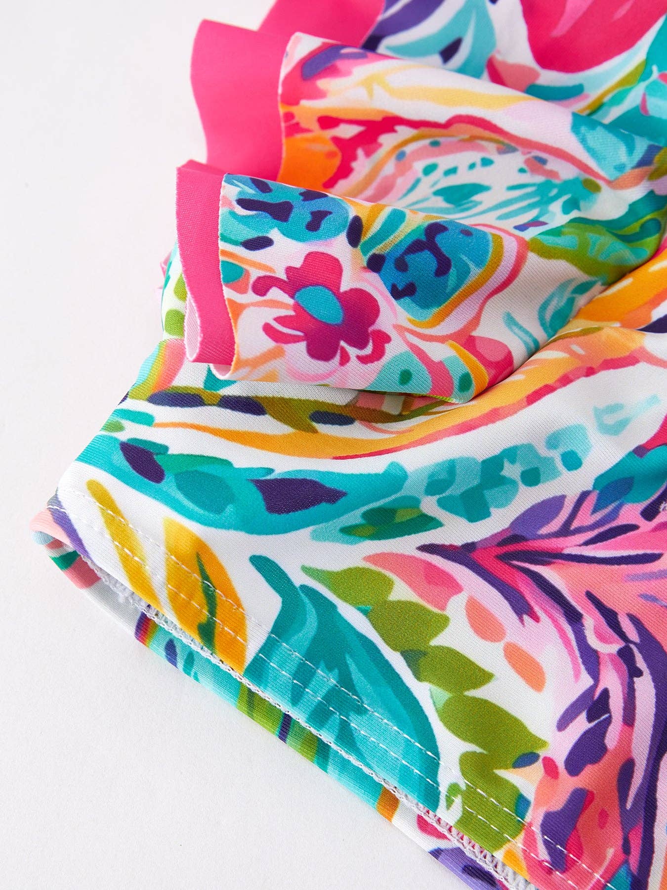 "Colorful Pattern" Girls' Boutique Swimsuit