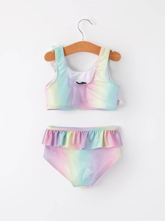 Tie-Dye Girls Swimsuit