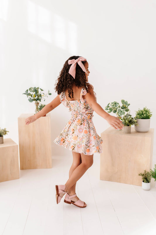 Vintage Blooms | Ruffle Tank + Skort Set