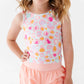 Aqua Leopard | Twisty Back Tank