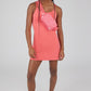 Girls Tennis Dress With Inner Bra and Matching Leopard Fanny Bag
