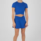 Girls Crossover Top And Skort Matching Set