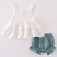 Premium White Ruffle Set