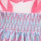 Blue Ribbon Lace Charm Smocked Dress