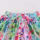 Rainbow Garden Print Skorts Set