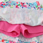 Rainbow Garden Print Skorts Set