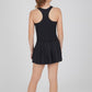 Girls Racerback Tank And Pleated Skort Set w/ Scrunchie