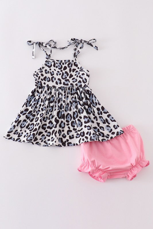 Pink Leopard Bloomer Set