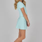 Girls Rib Crossover Top And Skort Matching Set