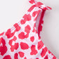 Girls Hot Pink Leopard Swimsuit