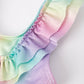 Tie-Dye Girls Swimsuit