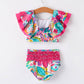 "Colorful Pattern" Girls' Boutique Swimsuit