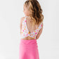 Aqua Leopard | Twisty Back Tank
